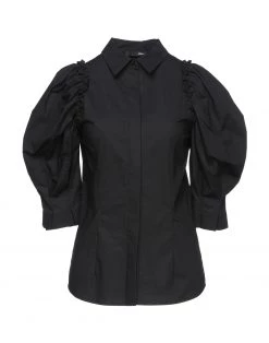 ASH Solid Color Shirts & Blouses For Women Black