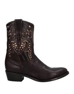 ASH Ankle Boot For Women Dark Brown