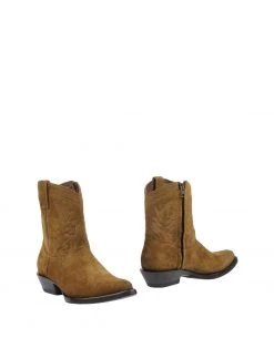 ASH Ankle Boot For Women Military Green