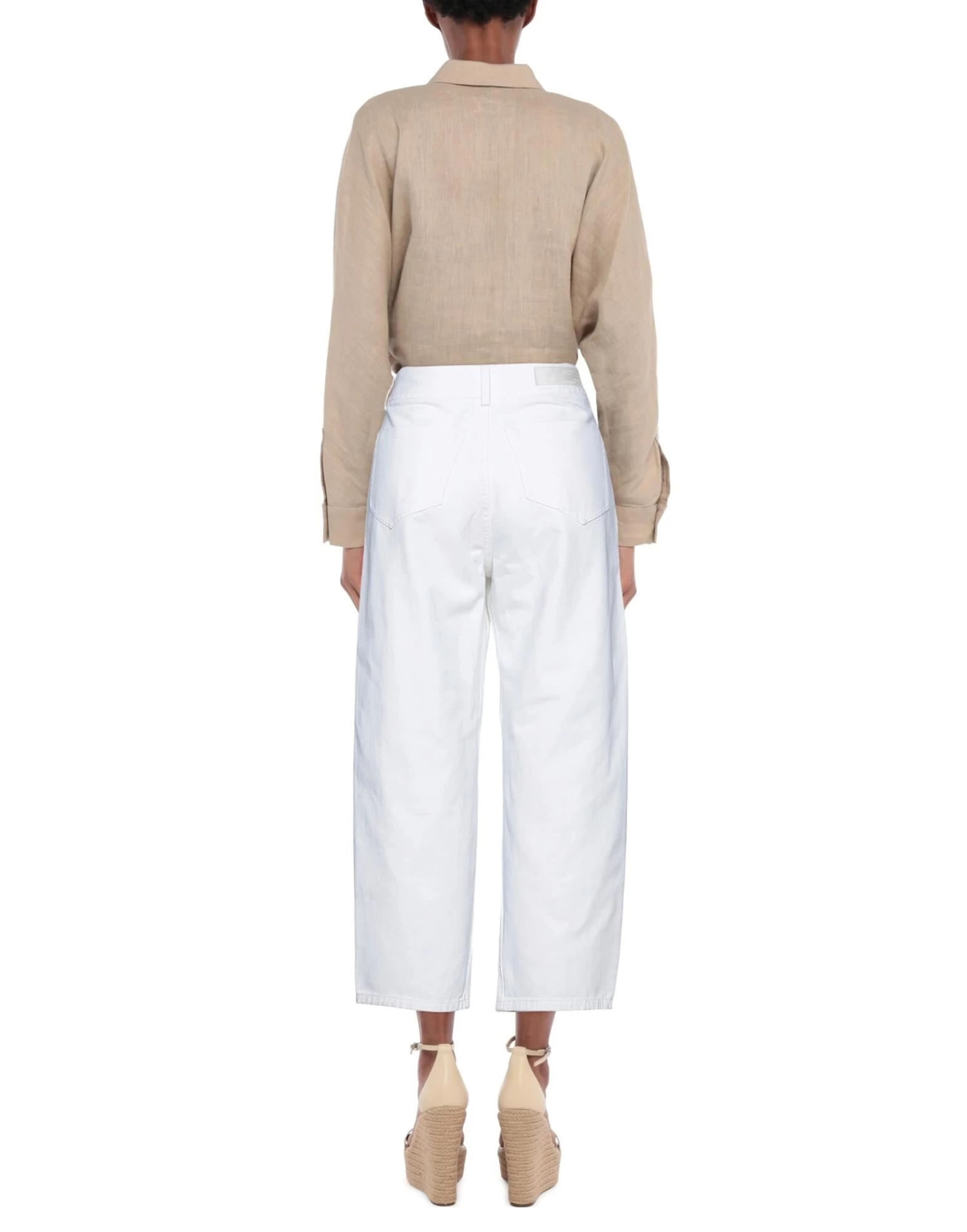 ASH Denim Pants For Women White 5 ASH Denim Pants For Women White - Image 3