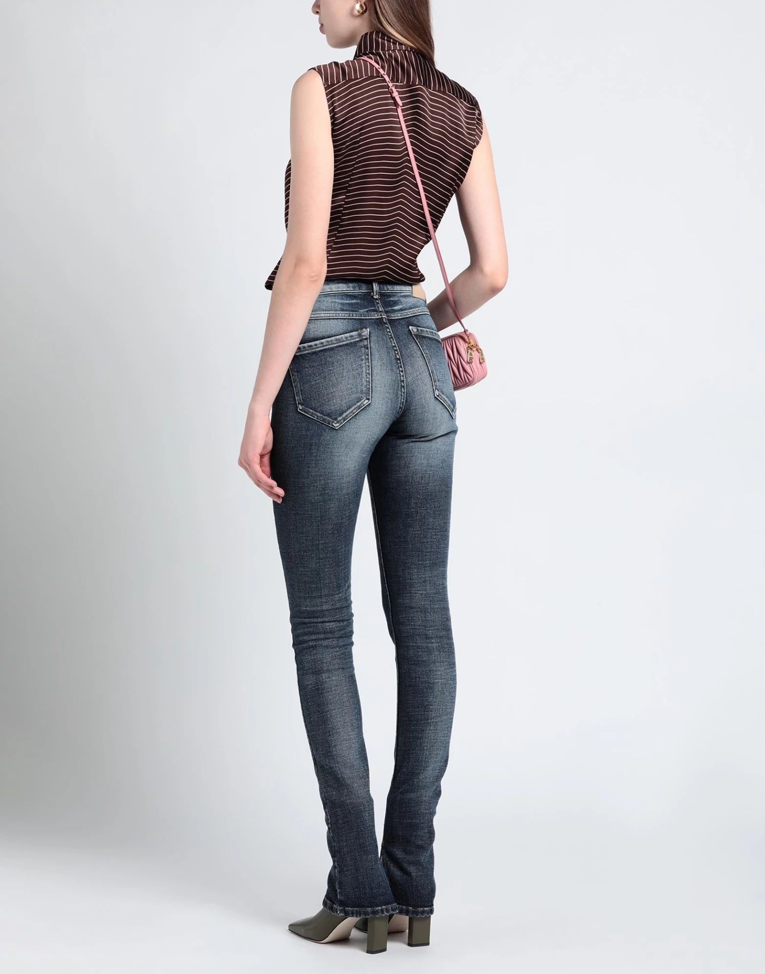 ASH Denim Pants For Women Blue 5 ASH Denim Pants For Women Blue - Image 3