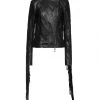 ASH Biker Jacket For Women Black -ASH popular shop unnamed file 694